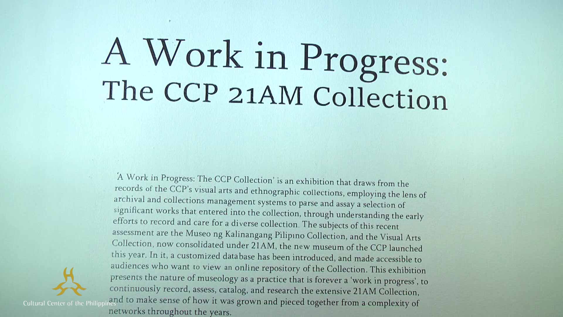 A Work In Progress: The CCP 21 AM Collection Image